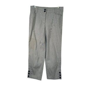 Charter Club Womens Classic Fit Striped Pants Size 10 Cotton/Spandex